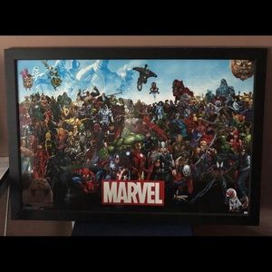 Marvel Wall Picture w/Frame